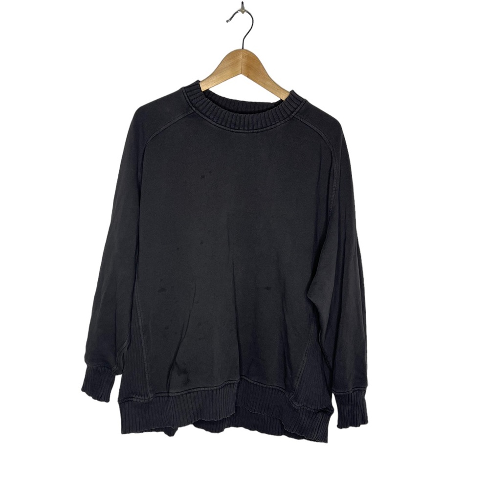 Light Grey Aerie Crewneck Sweater, Worn